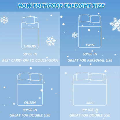 Lightweight Breathable Summer Blanket - Moisture-Wicking & Cozy Warmth