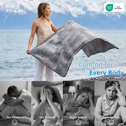 Lightweight Breathable Summer Blanket - Moisture-Wicking & Cozy Warmth