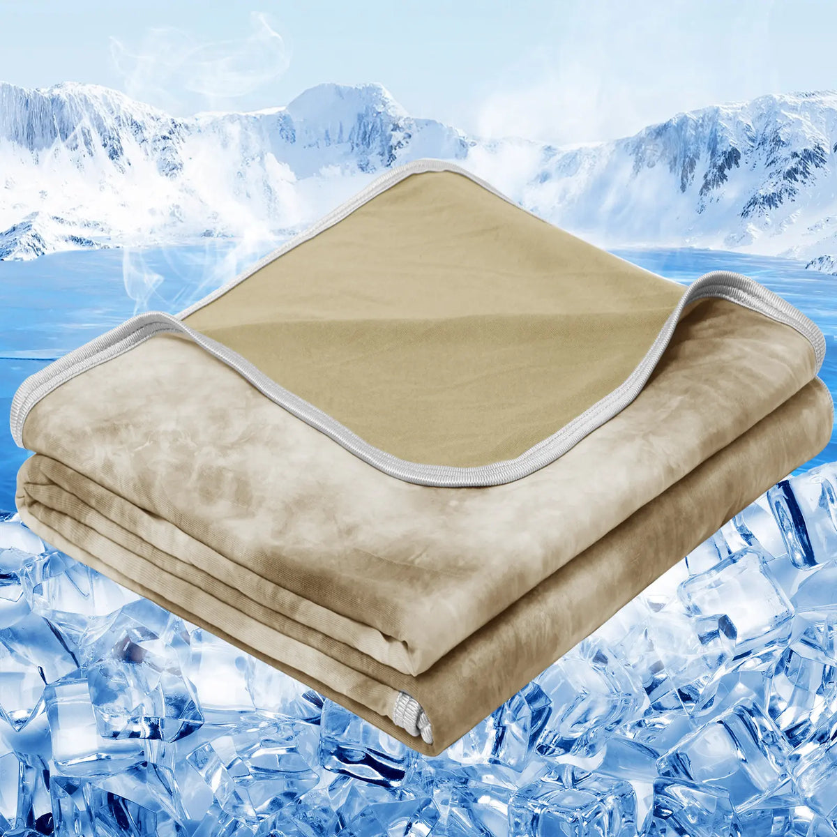 Lightweight Breathable Summer Blanket - Moisture-Wicking & Cozy Warmth