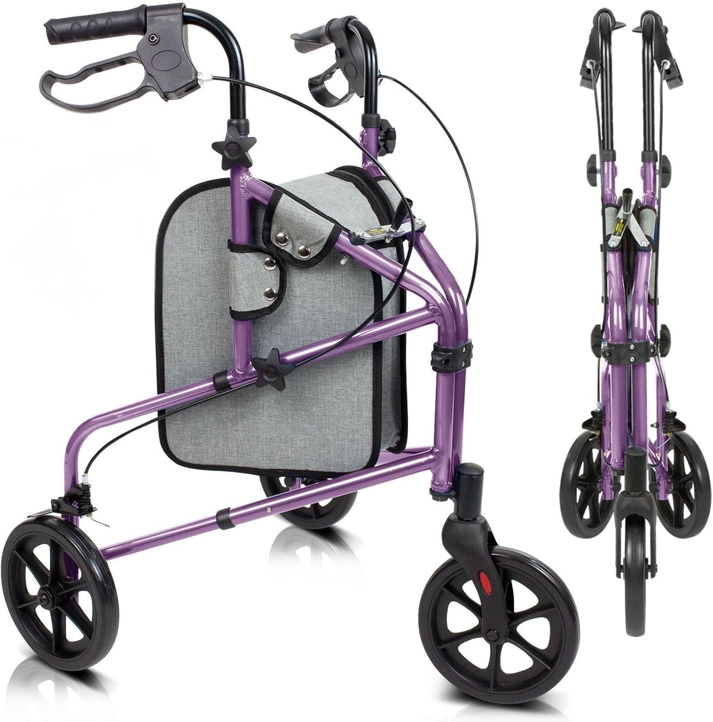 3 Wheel Walker - Three Wheeled Rollator for Seniors