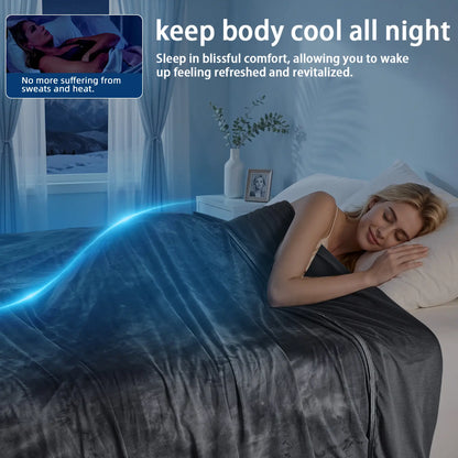 Lightweight Breathable Summer Blanket - Moisture-Wicking & Cozy Warmth